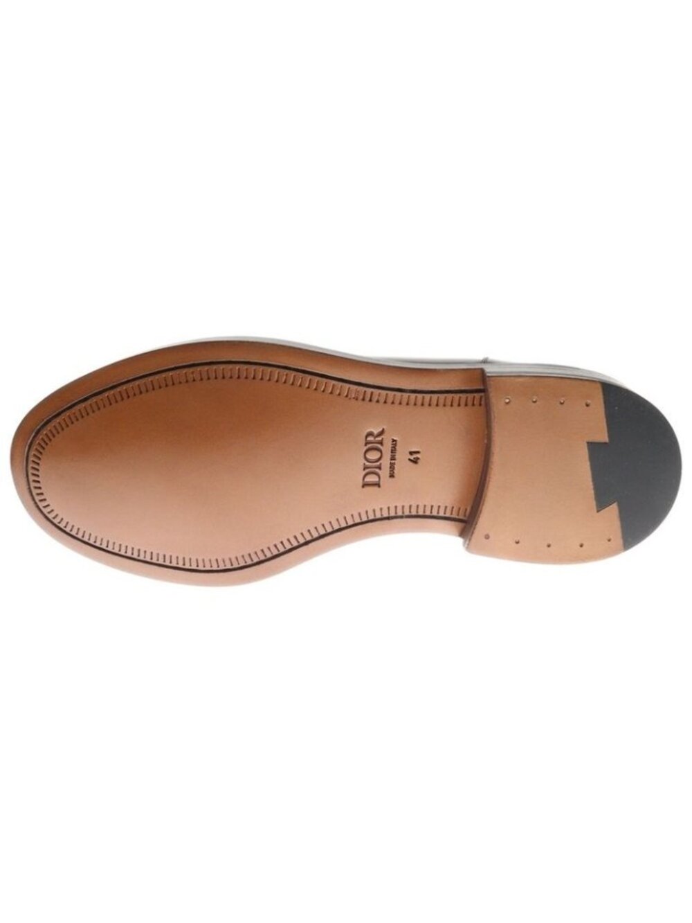 Dior Plain Toe Postman Dress Shoes Derby Leather Black - Picture 5 of 6